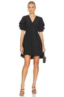 Платье 1. STATE Tiered Bubble Sleeve, цвет Rich Black