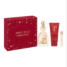 Подарочный набор Jimmy Choo Eau de Parfum I Want Choo, 3 предмета