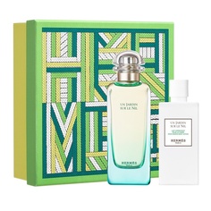 Парфюмерный набор Hermès Un Jardin Sur Le Nil Eau De Toilette Estuche De Regalo, 2 предмета Hermes