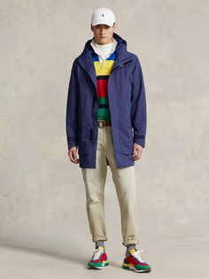 Прогулочная куртка на подкладке Polo Ralph Lauren Creston, темно-синий Boathouse