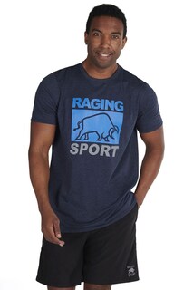 Синяя футболка Raging Bull, синий