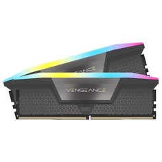 Оперативная память Corsair Vengeance RGB AMD EXPO, 32 Гб DDR5 (2x16 Гб), 6000 МГц, Серый