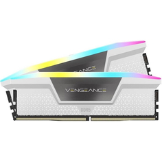 Оперативная память Corsair Vengeance RGB, 32 Гб DDR5 (2x16 Гб), 6200 МГц, Белый