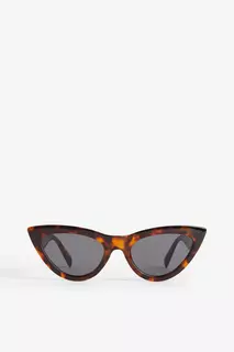 Солнцезащитные очки в оправе «кошачий глаз» H&amp;M, коричневый H&M