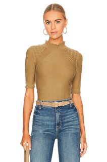 Боди Free People Winter Warmer Solid, цвет Tropical Nut