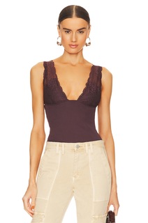 Майка Free People X Intimately FP Power Play Cami, цвет Chocolate