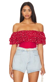 Боди Free People x REVOLVE X Intimately FP Always Sunny, цвет Red Combo