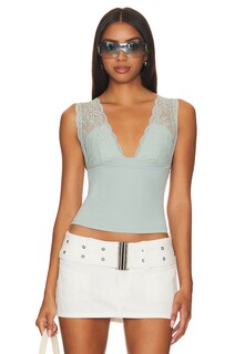 Майка Free People x Intimately FP Power Play Cami In Blue Surf, цвет Blue Surf