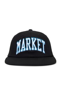 Кепка Market Offset Arc 6 Panel, черный