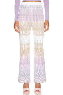 Брюки Missoni Trousers, цвет Multicolor White, Rose, &amp; Orange