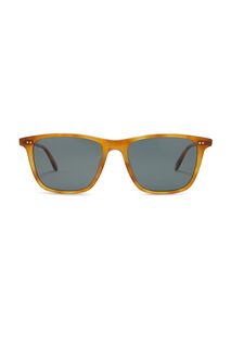 Солнцезащитные очки Garrett Leight Hayes Sun, цвет Ember Tortoise