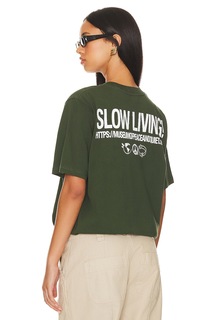 Футболка Museum of Peace and Quiet Slow Living T-shirt, цвет Forest
