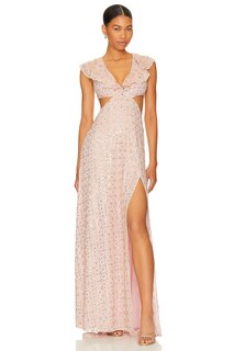 Платье Tularosa Collette Gown, цвет Pale Rose