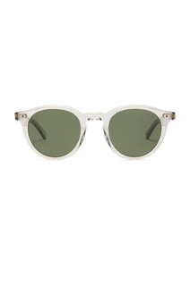 Солнцезащитные очки Garrett Leight Clune X, цвет Light Grey &amp; Pure Green