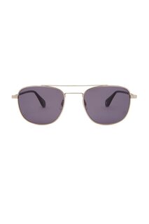 Солнцезащитные очки Garrett Leight Clubhouse Ii Sun, цвет Black &amp; Grey