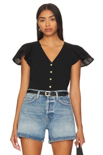 Футболка Nation LTD Maria Femme Snap, цвет Jet Black