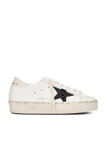 Кроссовки Golden Goose Hi Star, цвет White, Black, &amp; Ivory