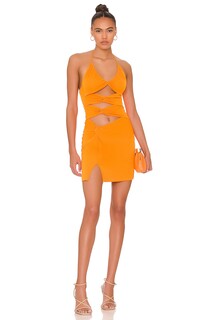 Платье мини NBD Tanvi, оранжевый