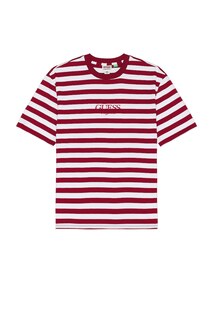 Футболка Guess Originals Simple Stripe, цвет Autumn Spice Multi