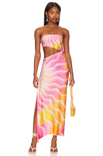 Платье Agua Bendita x REVOLVE Gwen, цвет Solaris Shimmer