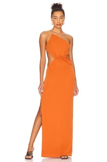 Платье макси NBD Emme, цвет Burnt Orange
