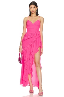Платье NBD Mela Gown, цвет Hot Pink