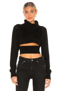 Свитер NBD Winston Cropped Turtleneck, черный