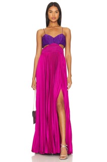 Платье AMUR Elodie Gown, цвет Purple &amp; Fuchsia
