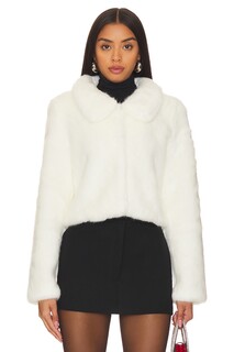 Куртка Unreal Fur Tirage Cropped, цвет Blanc