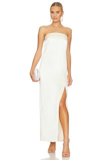 Платье NICHOLAS Axelie Strapless Tube Gown, цвет Pearl