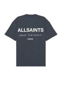 Шорты ALLSAINTS Underground, цвет Graphite Blue