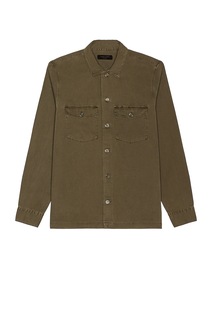 Рубашка ALLSAINTS Spotter LS, цвет Cargo Green