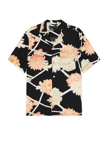 Рубашка ALLSAINTS Sakura, цвет Jet Black