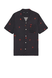 Рубашка ALLSAINTS Poppies, цвет Jet Black