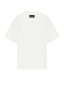 Рубашка ALLSAINTS Llonga Short Sleeve, цвет Cala White