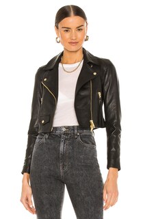 Куртка ALLSAINTS Elora Biker, черный