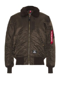 Куртка ALPHA INDUSTRIES B-15 Mod Flight, цвет Chocolate