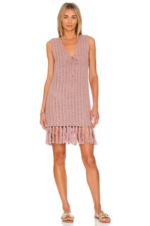 Платье мини House of Harlow 1960 x REVOLVE Neza Crochet, сиреневый