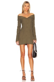 Платье мини House of Harlow 1960 x REVOLVE Lennox, цвет Olive Green