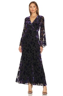 Платье мини House of Harlow 1960 x REVOLVE Luelle Maxi Dress, цвет Black &amp; Purple