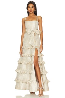 Платье V. Chapman Piana Gown, цвет Taupe Windsor Brocade