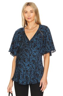 Топ HATCH Everly Maternity, цвет Navy &amp; Black Floral