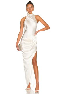 Платье Amanda Uprichard X REVOLVE Samba Gown, слоновая кость