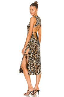 Платье миди h:ours Kori, цвет Leopard