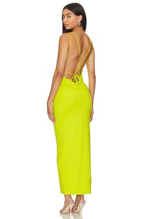 Платье миди h:ours Selena, цвет Lime Green