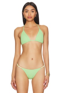 Топ бикини Vix Swimwear Zene T Back, цвет Firenze Lime