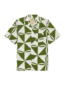 Рубашка OAS Bloomy Plateau Viscose, зеленый