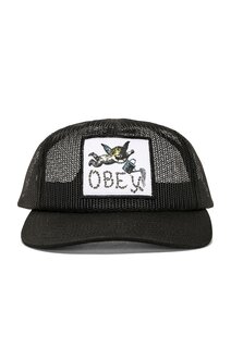 Кепка Obey Angel Mesh Trucker, черный