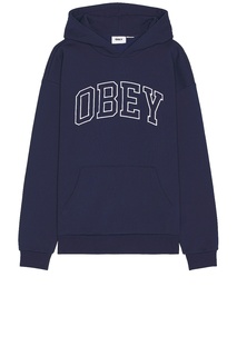 Толстовка Obey Institute Extra Heavy, цвет Academy Navy