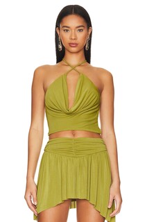 Топ h:ours Yimena Crop, цвет Chartreuse Green